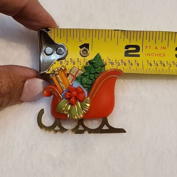 Christmasβinspiredβbrooch,βSleigh. - Picture 7 of 8